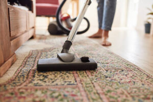 vacuum cleaning rug